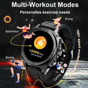 Montre connectée sportive T68, boîtier carré en alliage, écran AMOLED 1,43 pouces, appareil portable sans fil, rappel d'appels et de messages, IP68 - Product Image 2