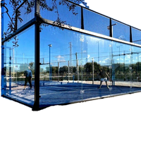 Fabricant de terrains de padel panoramiques WhaleSports en acier galvanisé pour clubs sportifs intérieurs/extérieurs