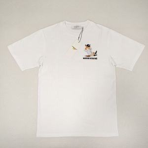 เมซง คิทซูเน่ ฟ็อกซ์เสื้อยืดพิมพ์ลายผู้ชายผู้หญิงผ้าฝ้าย 100% ลำลองสีขาวแขนสั้นคอกลมฮิปฮอปสตรีทแวร์เสื้อยืด - Product Image 1