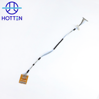 Rangkaian Kabel Koaksial 46AWG HRS DF56/DF36 untuk Kabel Listrik UAV Mikro, Kabel 46AWG untuk Drone Mikro