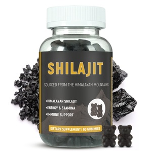 Chinaherbs Gummies de Shilajit 100% Naturel et Biologique, Vitamines et Minéraux pour Adultes, Source de l'Himalaya, pour Hommes et Femmes, Boost d'Énergie - Product Image 1