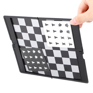 Túi xách tay gấp cờ vua quốc tế đặt nhựa trung quốc <span class=keywords><strong>Checkers</strong></span> & máy bay giấy Hội Đồng Quản trị với có thể gập lại cờ vua hộp - Product Image 4