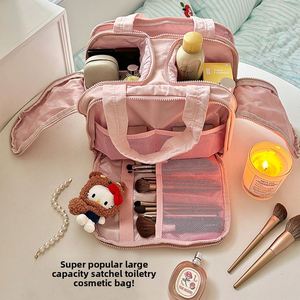 Sac de rangement pour cosmétiques de voyage de grande capacité, sac pratique multifonctionnel portable, sac de rangement pour pinceaux de maquillage - Product Image 2
