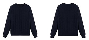 <span class=keywords><strong>Pull</strong></span>-over en tricot <span class=keywords><strong>torsadé</strong></span> en coton, acrylique et laine mélangés, <span class=keywords><strong>col</strong></span> rond uni pour <span class=keywords><strong>homme</strong></span>, fabriqué en Chine, décontracté, classique, basique - Product Image 6