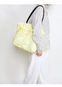Bolso de Hombro con Cordón Estilo Coreano, para Mujer, Uso Diario, Todas las Temporadas, Ligero, Color Sólido, Lona - Product Image 6
