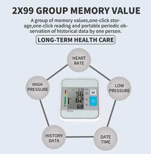 Monitor <span class=keywords><strong>de</strong></span> presión arterial para <span class=keywords><strong>brazo</strong></span>, máquina Digital <span class=keywords><strong>de</strong></span> presión arterial, pantalla LED, la mejor calidad, venta al por mayor - Product Image 5