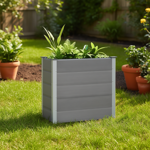 Jardinera Elevada WOUNLEDIE de 39.4x19.7x35.8 Pulgadas, Fabricada en Madera y Plástico Compuesto, Jardinera de Estilo Moderno y Minimalista - Product Image 2