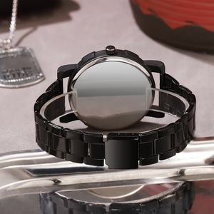 New Customized Logo OEM ODM Wholesale Steel Band <b>Men's</b> Personalized Wrist <b>Watch</b> Skull Head Quartz <b>Watch</b> - Product Image 6