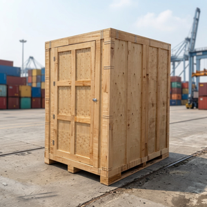 Caja de Almacenamiento de Madera Premium con Marco de Contrachapado LVL, Solución Ecológica para Logística de Exportación de Mercancías Valiosas, Logotipo Personalizado, Segura - Product Image 1