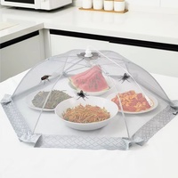 Bord élargi Pop-Up respirant maille alimentaire couverture réutilisable pliable cuisine Table à manger plat tente pour moustique et protection contre les mouches