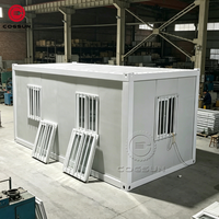 Cogsun Maison préfabriquée mobile de luxe personnalisée, pliable et extensible, en vente