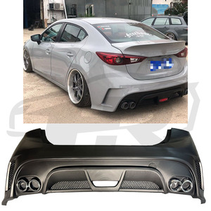 Bộ body kit độ cản sau kiểu AP chất lượng cao dành cho <span class=keywords><strong>Mazda</strong></span> 3 Axela 2014-2019, thay thế cản sau xe. - Product Image 1