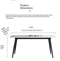Ensemble table et chaises en pierre, design rectangulaire convertible, style italien, finition brillante, luxe léger, minimaliste