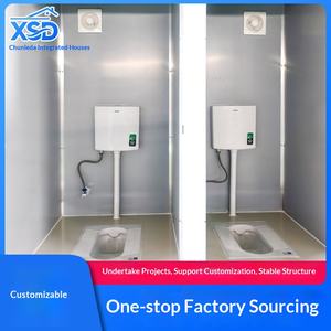 Nuevo Baño Móvil Doble para Exteriores, Contenedor de Baño, Baño para Zonas Turísticas, Construcción Simple, Baño Removible - Product Image 3