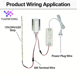 Dreiknopf-Touch-Sensor Smart RGB Magic Light Steckdosen-Fernbedienung 12V36W Staubdicht ABS Flammhemmendes Material 3 Jahre Garantie - Product Image 5