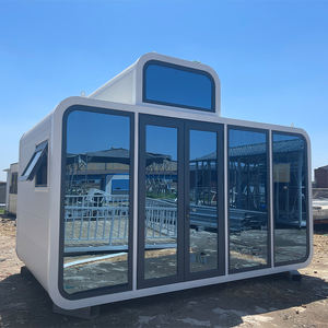 Casa Contenedor de 5.8m Completamente Amueblada, Villa Móvil de Lujo Todo Incluido, Estructura de Acero, Edificio Prefabricado Residencial Moderno - Product Image 1