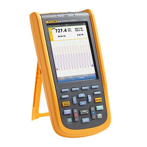 Osciloscopio Industrial Portátil 124B de 40 MHz, 2 Canales, 40 MS/s, True RMS, Multímetro, Registrador, IV 600 V, 12 Bits - Product Image 5