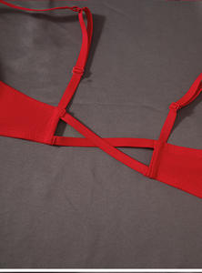 여성용 하이 서포트 푸쉬업 브라, 앞후크, 언더와이어 서포트, 통기성 혼합 소재, 탈부착 불가 패드, 두꺼운 골지 - Product Image 4