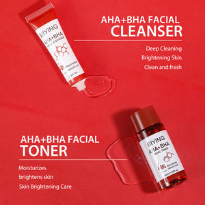 Set de Cuidado Facial OEM AHA + BHA de Cuatro Componentes: Tónico, Limpiador Facial, Esencia y Crema - Product Image 4