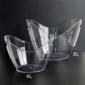 Seau à glace personnalisé AI-MICH avec logo, présentoir de bouteilles écologique avec service VIP pour les événements de discothèque, bar, lounge et fêtes - Product Image 3