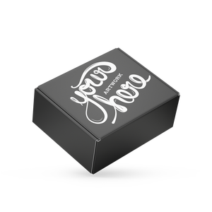 Biểu Tượng Tùy Chỉnh In Sang Trọng Sóng Gấp Kraft Giấy Mỹ Phẩm Bao Bì Hộp Các Tông Vận Chuyển Hộp Bưu Phẩm - Product Image 3