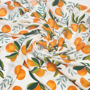 Impresión personalizada 70 bambú 30 algodón orgánico 2 <span class=keywords><strong>4</strong></span> 6 capas muselina cuadrados edredón ropa de cama de bebé envoltura Babi muselina Swaddle mantas de bebé - Product Image 5