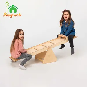 Großhandel Seesaw-Sitze für Kinder Spielzeug Seesaw-Schwanze weiche Rutsche Seesaw für den Innen- und Außenbereich aus Holz und Kunststoff Pferd für Kinder