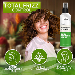 Etiqueta privada Rosemary <span class=keywords><strong>Honey</strong></span> Curl <span class=keywords><strong>Spray</strong></span> refrescante <span class=keywords><strong>Hidratante</strong></span> que define la niebla para cabello rizado grueso - Product Image 4
