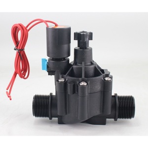 Válvula Electromagnética Zanchen 24V AC 1PN con Rosca Externa, Interruptor Manual para Control de Agua y Aire en Riego Agrícola - Product Image 1