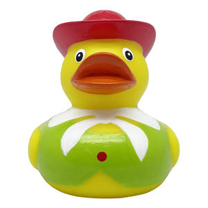 <span class=keywords><strong>Pato</strong></span> de Goma de 7.5 cm en Oferta, Patitos de Plástico Grises Surtidos con Sombrero de Vaquero - Product Image 2