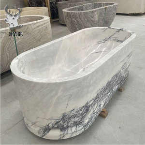 Freestanding Solid Granite <strong>Stone</strong> Soaking <strong>River</strong> Bath Tub Natural Marble <strong>Stone</strong> Bathtub - Product Image 3