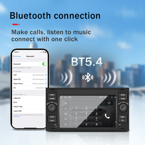 Autoradio Android da 7 Pollici per <span class=keywords><strong>Ford</strong></span> <span class=keywords><strong>Focus</strong></span> (2006-2011), con CarPlay Wireless e Android Auto, Navigazione GPS, Unità Multimediale con DSP - Product Image 2
