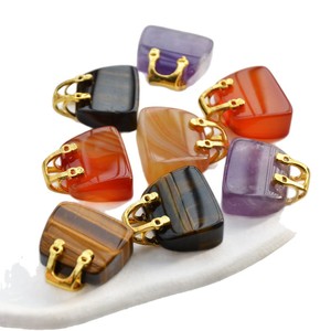 Amuletos de Piedra de Cristal Natural de 20 mm o Más, Colgante de Amatista, Ágata y Ojo de Tigre, Joyería Decorativa para Uso Diario - Product Image 5
