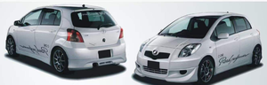 ชุดแต่งรอบคัน ABS Wide Body Kit สเกิร์ตหน้า สเกิร์ตหลัง สเกิร์ตข้าง สำหรับรถยนต์ YARIS ปี 2008-2010 - Product Image 5