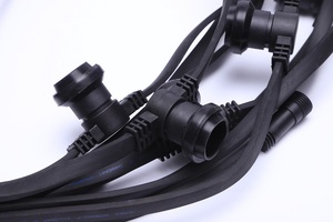 Dây Đèn LED Dây Cao Su E27 B22 Có Lỗ Cắm Vòng Hoa Chiếu Sáng Ngoài Trời Dây Đèn Giáng Sinh E27 Bên Ngoài Trang Trí Đám Cưới - Product Image 3