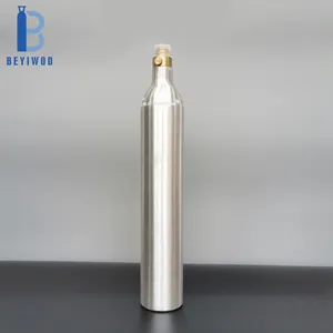 Cylindre en aluminium de co2 et de soda, bouteille de co2 pour le marché européen, approuvé CE/tmt, 0.6 litres