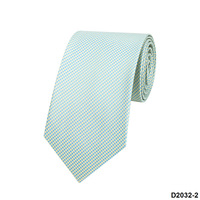Cravate en polyester pour homme, 8 cm, nouvelle collection, motif à petits carreaux, cravate formelle pour le travail quotidien, les banquets et les mariages, vente en gros en stock