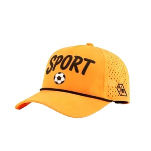 Casquette de baseball unisexe en maille respirante et imperméable, 6 panneaux, avec logo brodé en PVC, style vintage sportif et formel, personnalisable et de haute qualité - Product Image 1