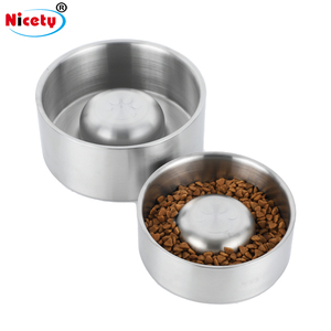 Bols pour animaux de compagnie en acier inoxydable à double paroi de 800 ml, écologiques, isolés sous vide pour chiens et chats - Product Image 2