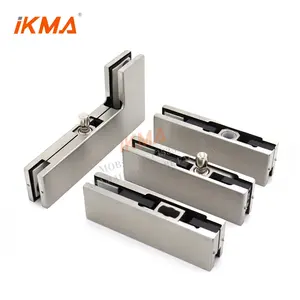 Frameless hardware steel satin/sanding patch fitting for glass mounting clamp