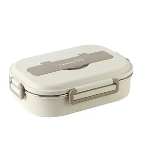 New trending food grade insulated child student 304 stainless steel bento lunch box with compartment