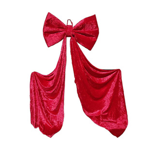 European and American Style Wedding Window Display Decoration Props Large Bow Velvet Robe Photo <strong>Background</strong> - Product Image 5