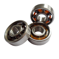 Rodamiento de Bolas de Ranura Profunda Híbrido de Cerámica MTZC 608, 8x22x7mm, Si3N4, Nitruro de Silicio, Acero Cromado, Alta Velocidad, para Motor de Husillo, OEM