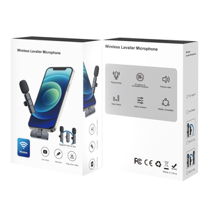 2 Trong 1 Chuyên Nghiệp Không Dây <span class=keywords><strong>Microphone</strong></span> Ánh Sáng Không Dây Mic Cho Điện Thoại Di Động Trực Tiếp <span class=keywords><strong>Microphone</strong></span> Lavalier Micro Không Dây - Product Image 6