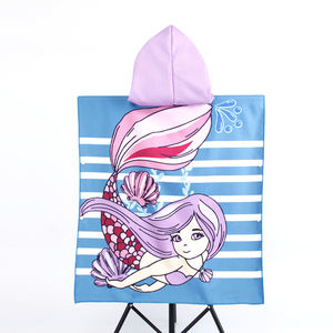 Poncho <span class=keywords><strong>de</strong></span> surf à capuche pour enfants, imprimé grenouille, avec sac en filet, <span class=keywords><strong>cape</strong></span> <span class=keywords><strong>de</strong></span> plage <span class=keywords><strong>de</strong></span> voyage en microfibre à séchage rapide, Fournisseur - Product Image 3