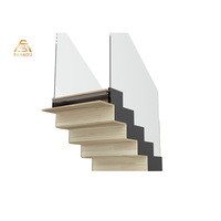 Fabricant professionnel d'escaliers en acier à tubes carrés, escaliers flottants en cantilever pour intérieur