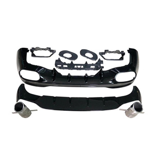 Diffuseur de vente d'usine avec tuyau d'échappement W118 <span class=keywords><strong>CLA</strong></span> mise à niveau CLA45 AMG lèvre arrière pour mercedes-benz classe <span class=keywords><strong>CLA</strong></span> avec embouts 2019 + - Product Image 4