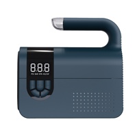 Pompe à air de voiture électrique portable double cylindre en plastique ABS 12V Affichage numérique pour utilisation d'urgence Boîte d'emballage Gonfleur de pneu