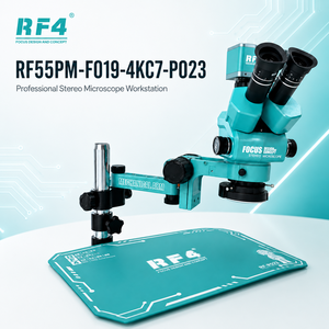 ระบบกล้องจุลทรรศน์สเตอริโอระดับมืออาชีพ RF4 พร้อมกล้อง 4K สำหรับตรวจสอบแผงวงจรพิมพ์ ชิปเซมิคอนดักเตอร์ ไอซี และการทดสอบชิ้นส่วนอิเล็กทรอนิกส์ - Product Image 6