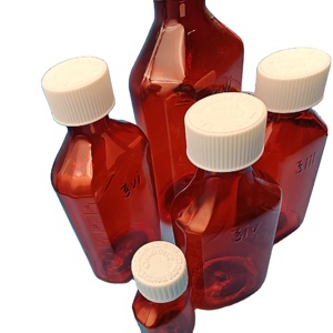 Botella de jarabe para la tos de plástico PET transparente ámbar de 30ml, 60ml, 100ml, vacía, para medicamentos líquidos y preparaciones farmacéuticas - Product Image 3